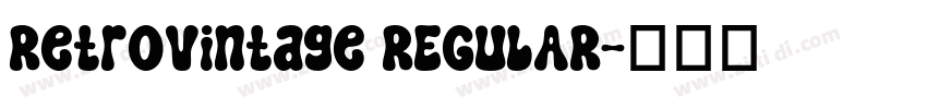 RetroVintage REGULAR字体转换